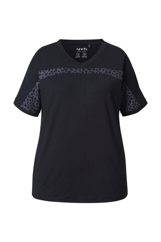 Ulla Popken Shirt in Schwarz: Vorderseite