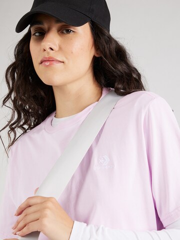 CONVERSE Shirt 'Go-To' in Purple