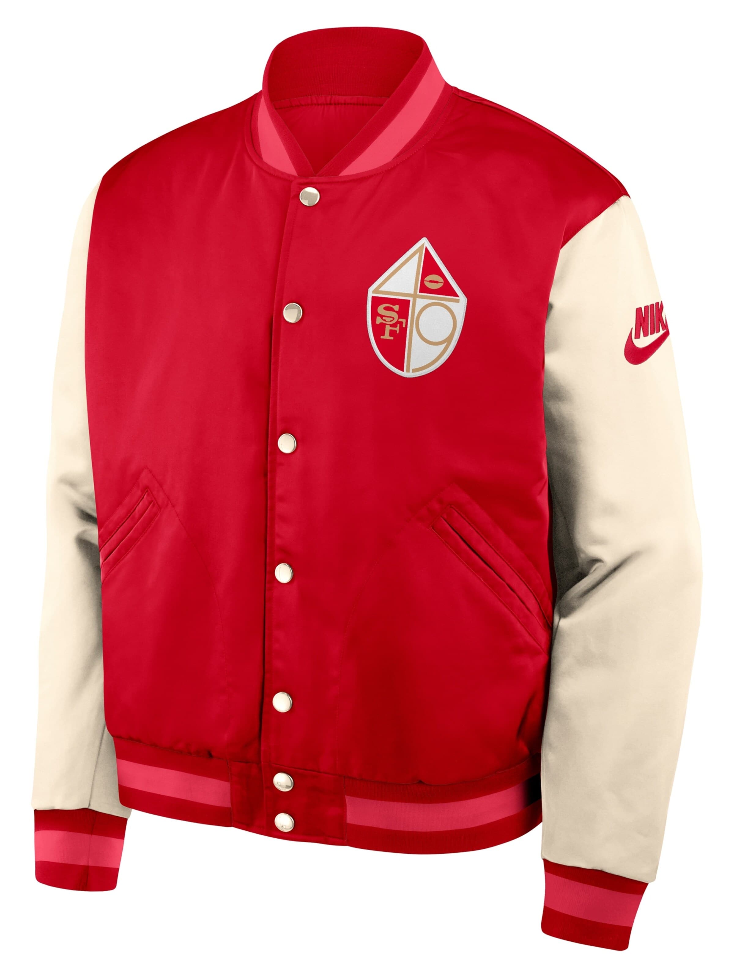 NIKE Athletic Jacket 'San Francisco 49ers Nike Legacy NFL' in Red: front
