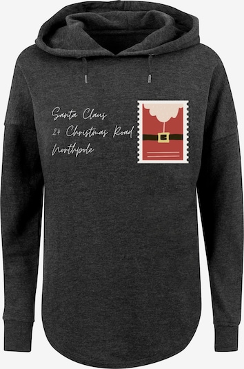 F4NT4STIC Sweatshirt 'Santa Letter Weihnachten' in gelb / dunkelgrau / rot / schwarz / weiß, Produktansicht