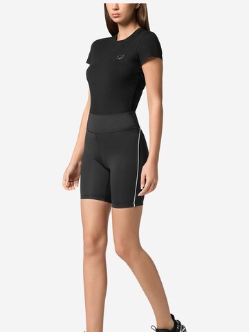 Skinny Pantaloni sportivi di Plein Sport in nero