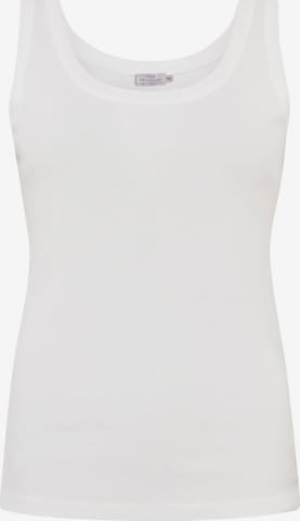 Zwillingsherz Tanktop in Weiß: Vorderseite