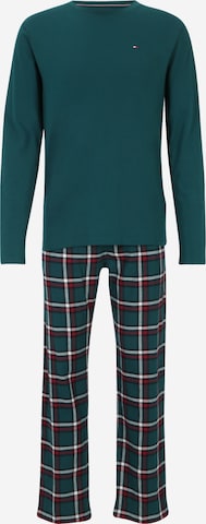 Tommy Hilfiger Underwear Long Pajamas in Green: front