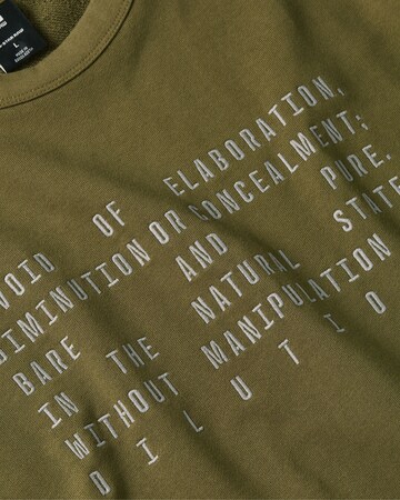 G-STAR Sweatshirt 'The Text Graphic' in Groen