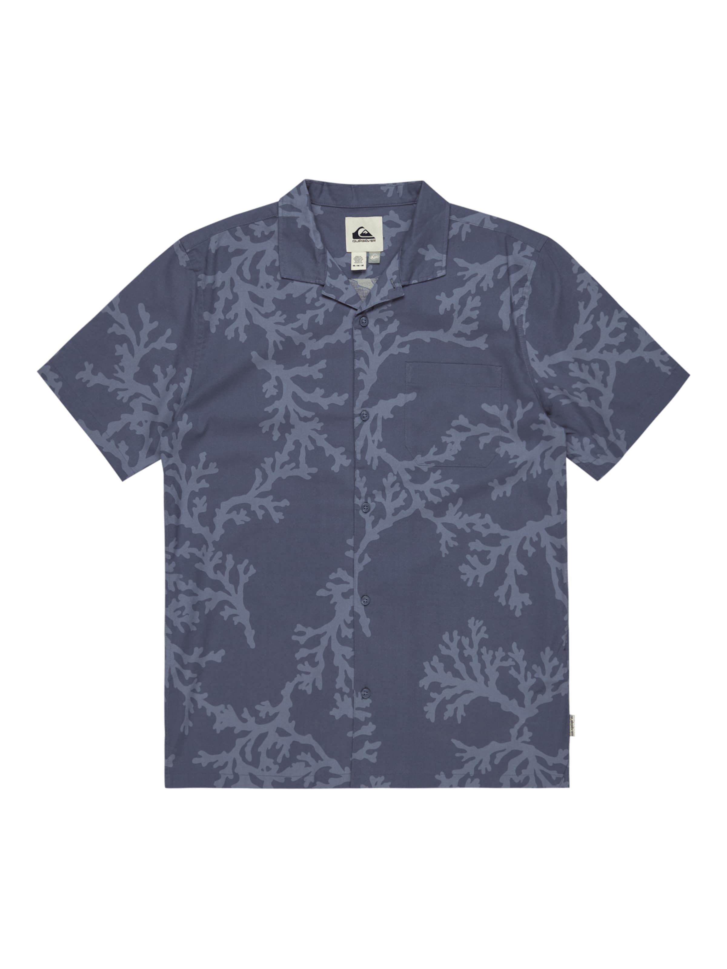 Coupe regular Chemise 'Beach Club' QUIKSILVER en bleu : devant