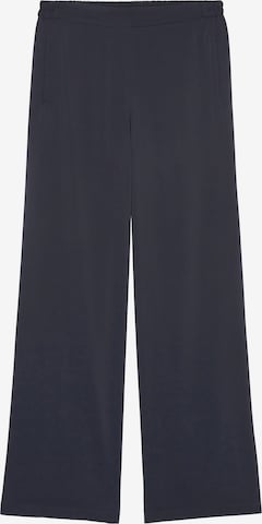 Marc O'Polo - Perna larga Calças em azul: frente