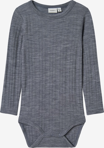 NAME IT - Pijama entero/body 'NMMWANG' en gris: frente