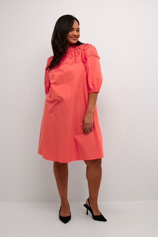 KAFFE CURVE Dress 'jas' in Orange