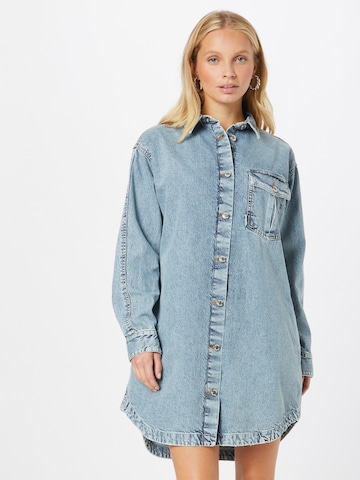 River Island Shirt dress in Blue: front