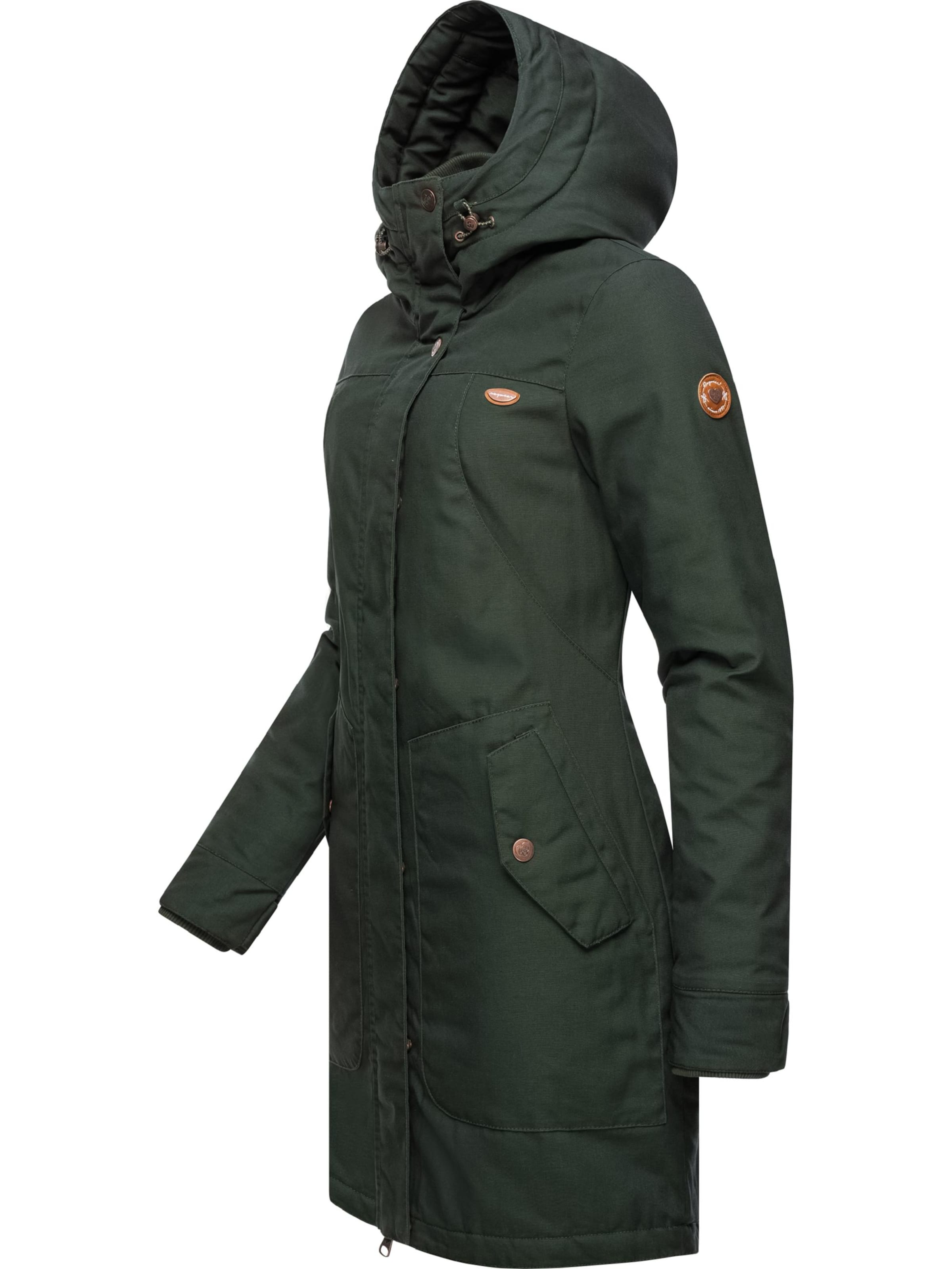 Ragwear Winter coat 'Jannisa' in Green
