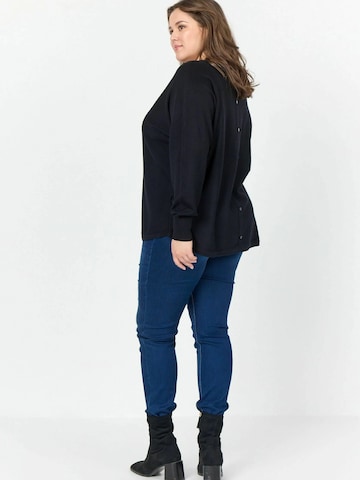 Wasabi Concept Pullover i sort