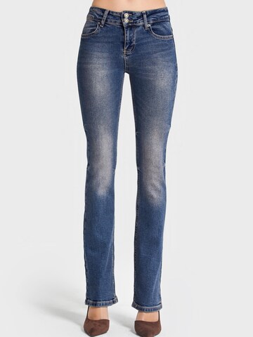 IT'S BASIC Regular Jeans in Blauw