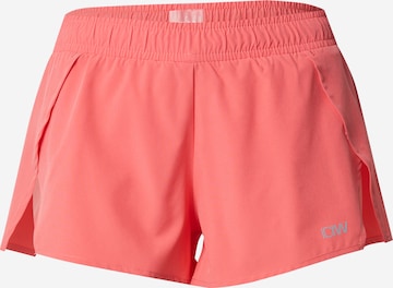 ICANIWILL Regular Workout Pants 'Mirage' in Pink: front