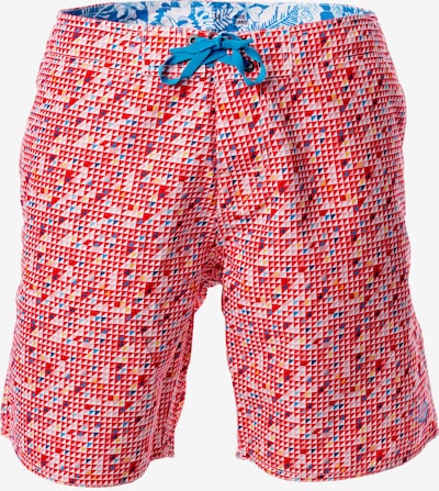 Panareha Badeshorts in blau / rot / weiß, Produktansicht