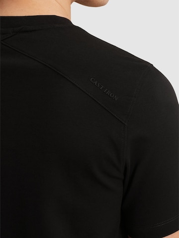 T-Shirt 'T-shirt in interlock jersey' CAST IRON en noir