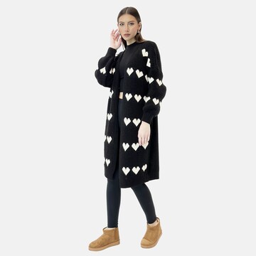 Elara Strickjacke in Schwarz