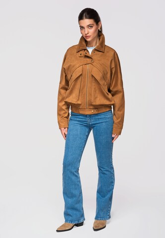 Veste mi-saison 'OW-JAFL-0122' Ombre en marron