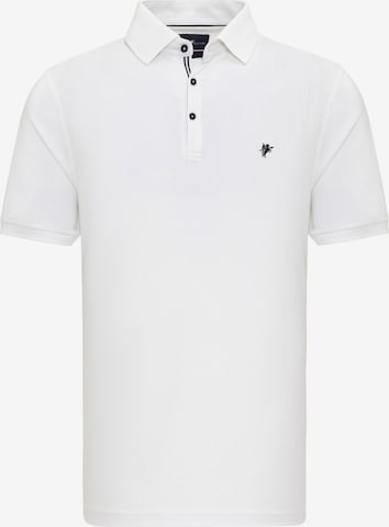 DENIM CULTURE - Camiseta 'Draven' en blanco: frente