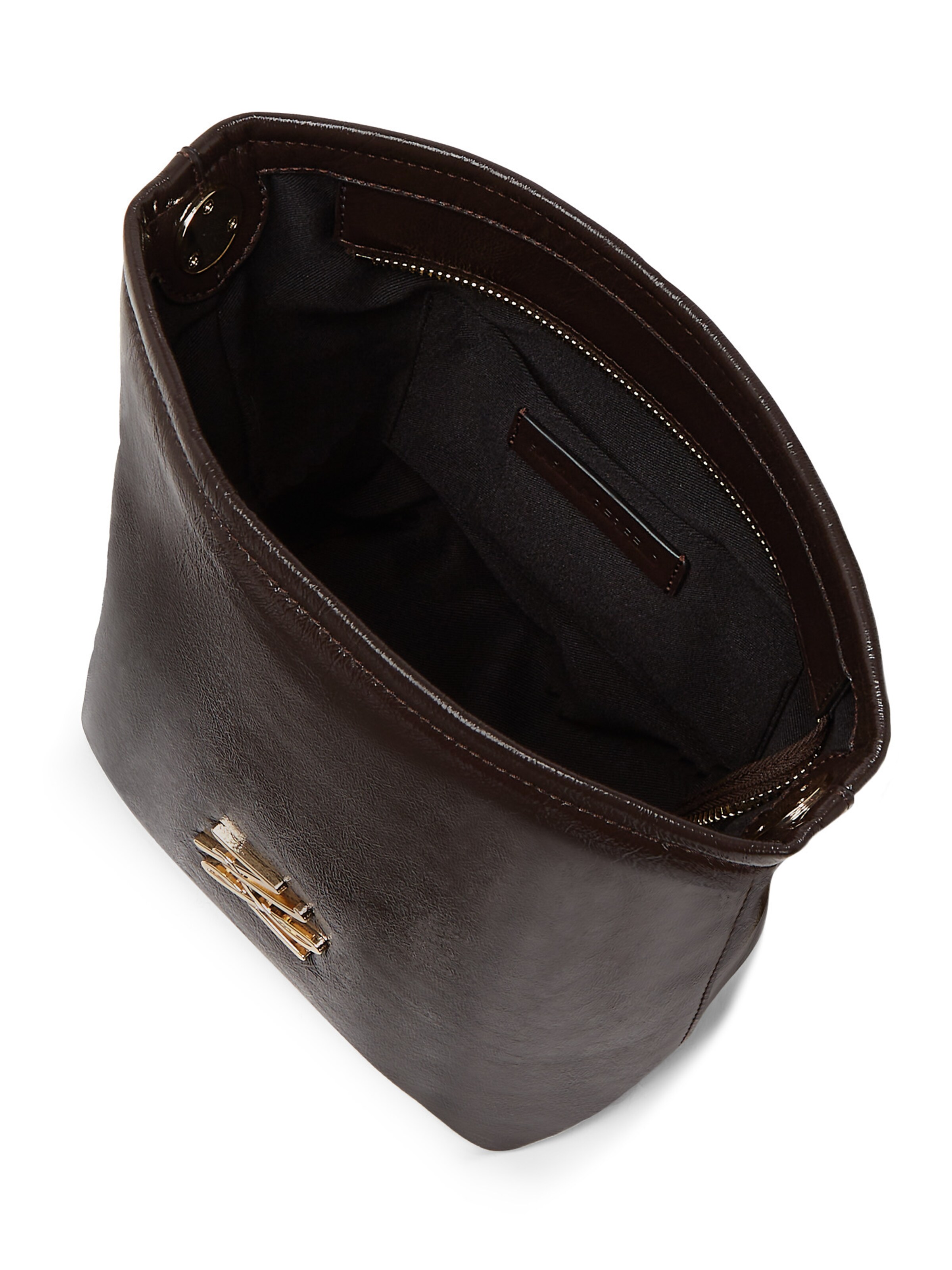 Karl Lagerfeld Torba za čez ramo | rjava barva