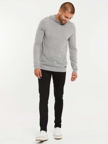 Threadbare Pullover 'Ravensdale' in Grau