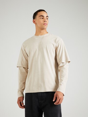 T-Shirt 'LS Twofer' LEVI'S ® en beige : devant