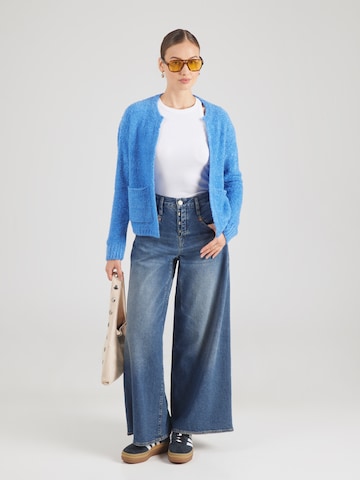 MORE & MORE Gebreid vest in Blauw
