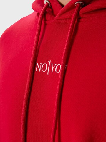 Ossy Homer Sweatshirt 'Baumwolle 450 GSM Oversize Hoodie – Kapuzenpullover' in Rot
