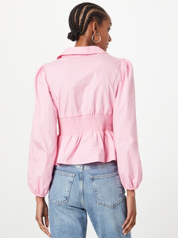 The Frolic Blouse in Pink