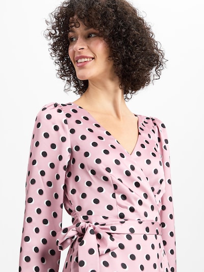 HUGO Dress 'Kapia' in Anthracite / Dusky pink / White, Item view