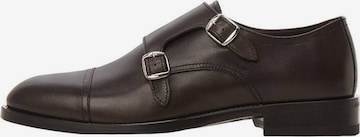 MANGO MAN Moccasins 'Madridmk' in Brown: front