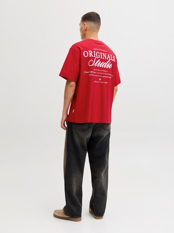 JACK & JONES Тениска 'JORNORREBRO' в червено: отпред