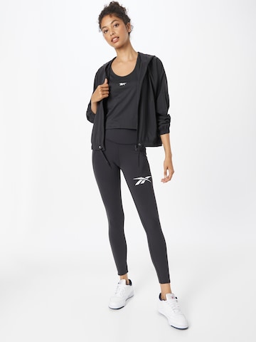 Reebok - Chaqueta deportiva en negro