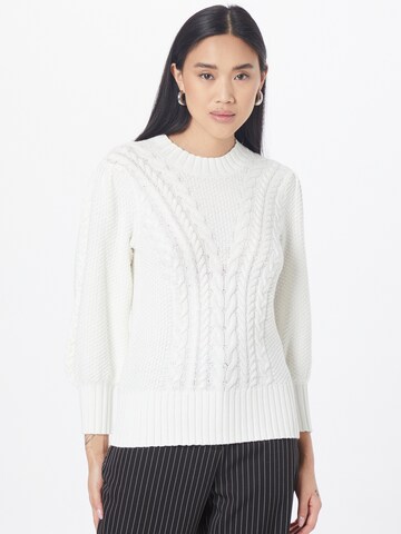 Kaffe Sweater 'Cathrine' in White: front