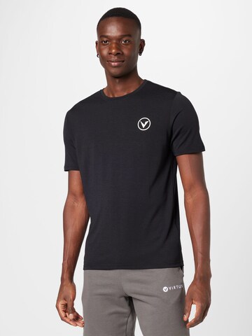 Virtus Functioneel shirt 'Jokers' in Zwart: voorkant