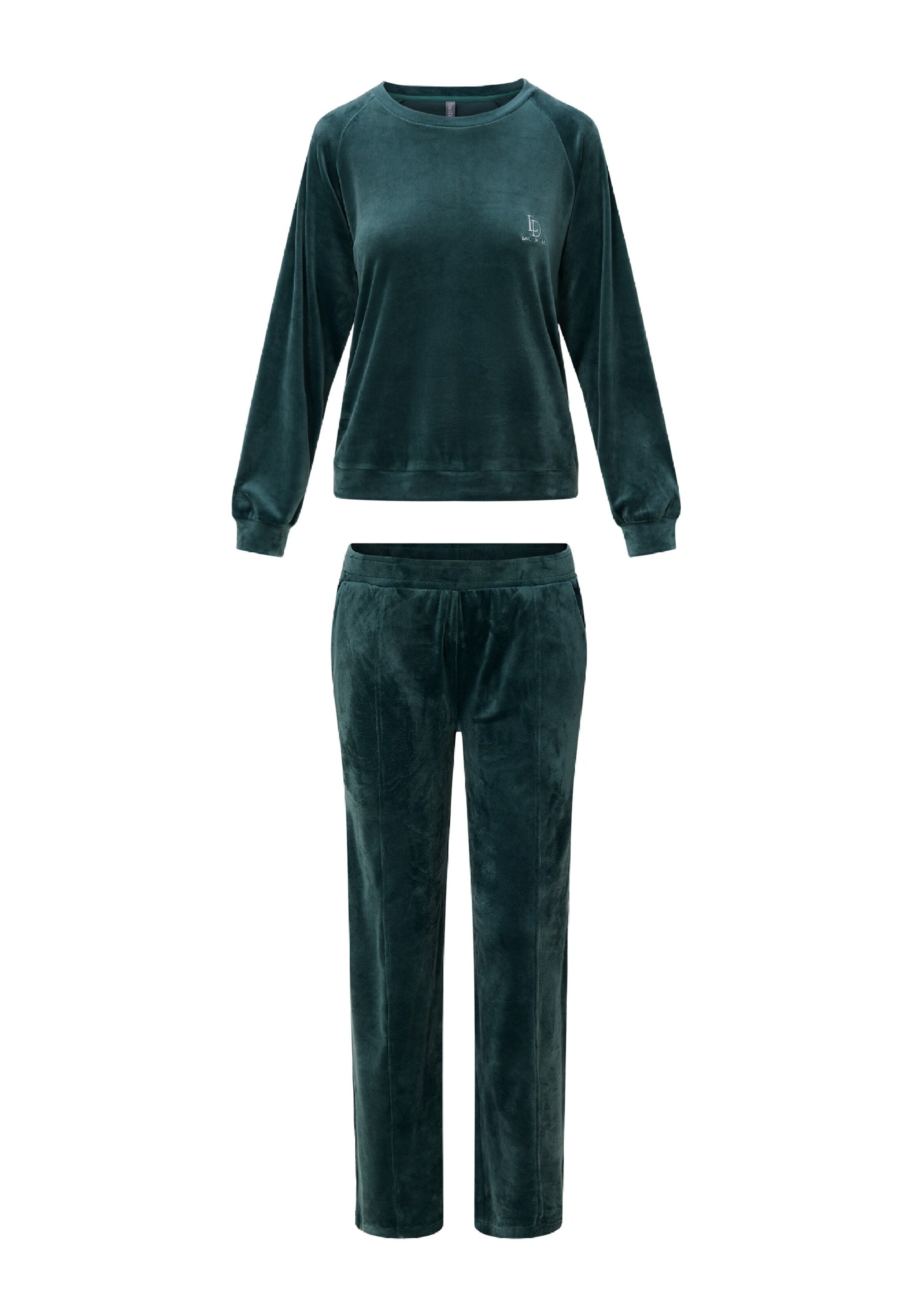 LingaDore Pyjama in Grün: Vorderseite