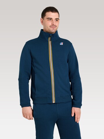 K-Way Sweat jacket 'Pepin' in Blue: front