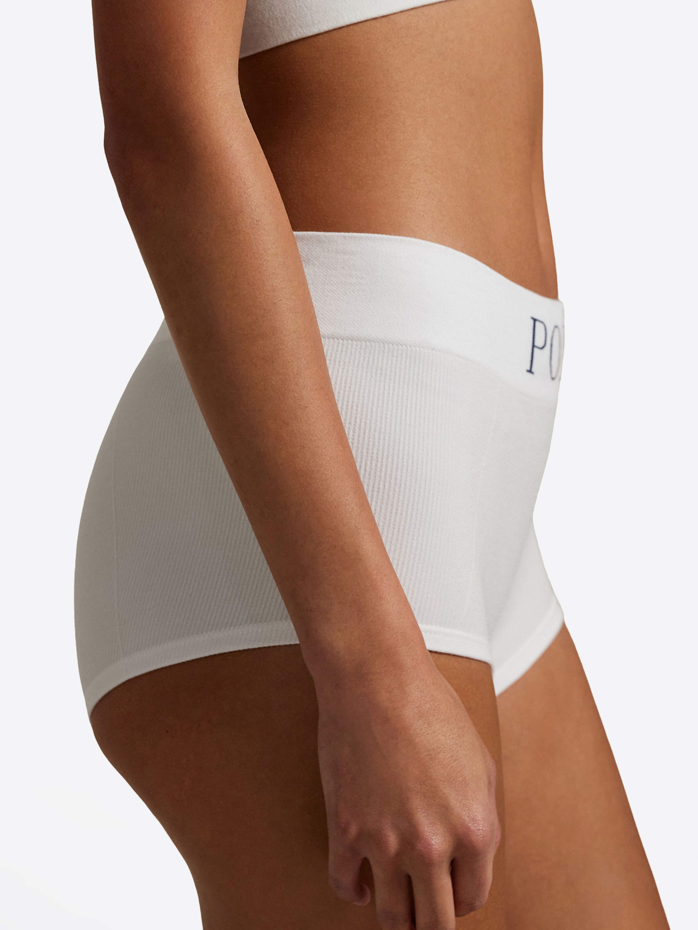 Shorty ' Ribbed Seamless ' Polo Ralph Lauren en blanc