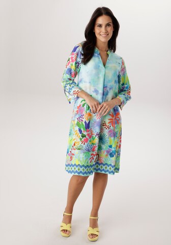 Aniston SELECTED Blusenkleid in Blau: Vorderseite