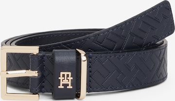TOMMY HILFIGER Gürtel 'SQUARE 2.5' in Blau: Vorderseite