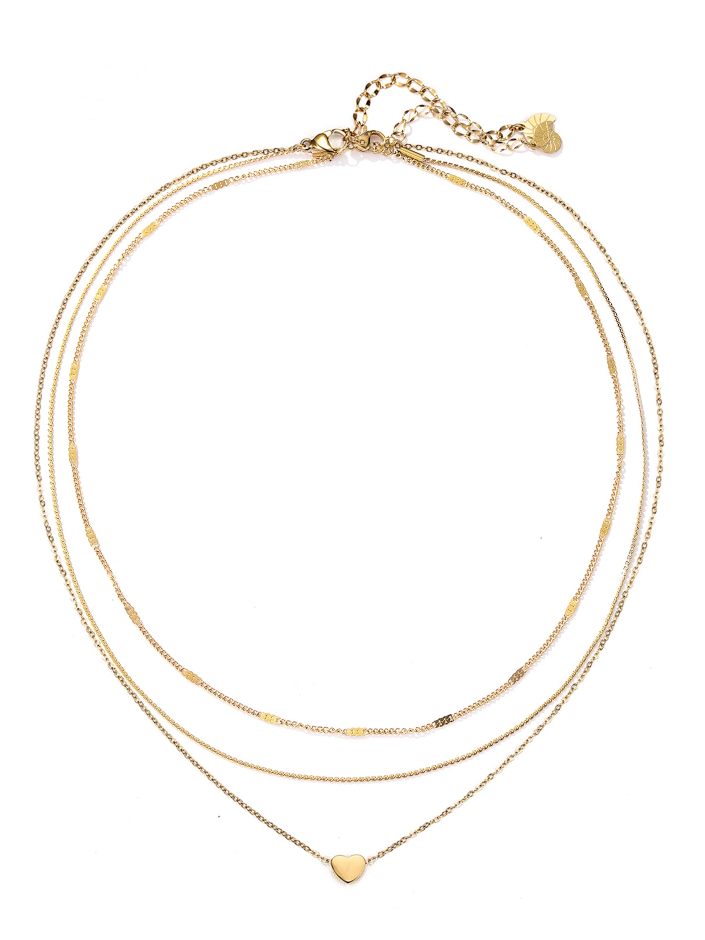 Hey Happiness Ketting 'Amore' in Goud