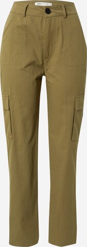 Dorothy Perkins Regular Cargo Pants in Green: front