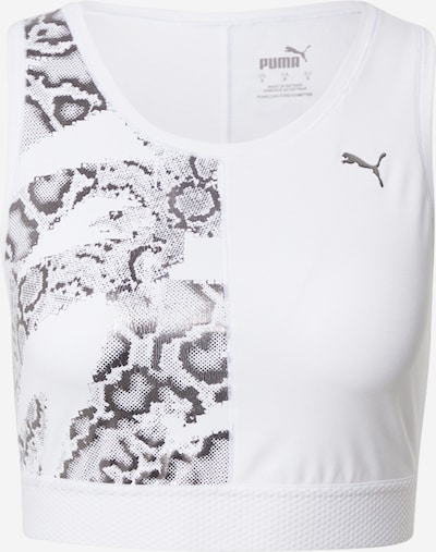 PUMA Športni top | siva / bela barva, Prikaz izdelka