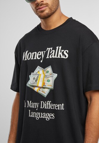 Maglietta 'Money Talks' di Mister Tee in nero