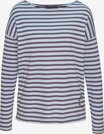 T-shirt Elbsand en bleu : devant