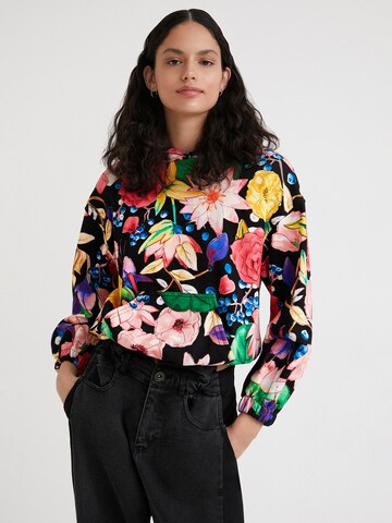 Desigual Sweatshirt 'Carol' in Zwart: voorkant