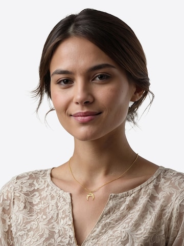 Sofia Milani Necklace 'Moon Ornament' in Gold