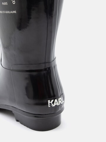 Karl Lagerfeld Gumicsizmák 'KALOSH' - fekete
