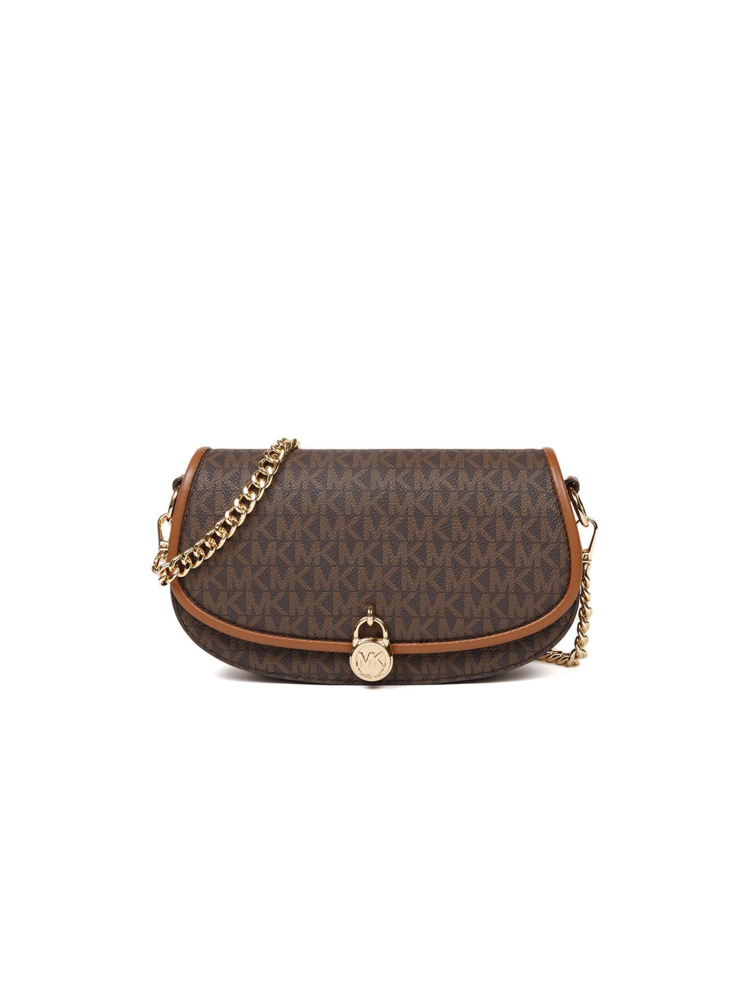 Borsa a mano 'Mila Small Convertible Crossbody Bag' di Michael Kors in marrone: frontale