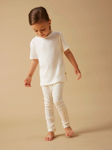 Lil'Atelier Skinny Legginsy 'NMFGago Lil' w kolorze biały