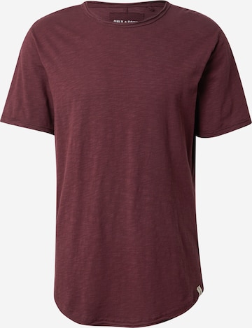 Only & Sons Shirt 'ONSBENNE' in Red: front